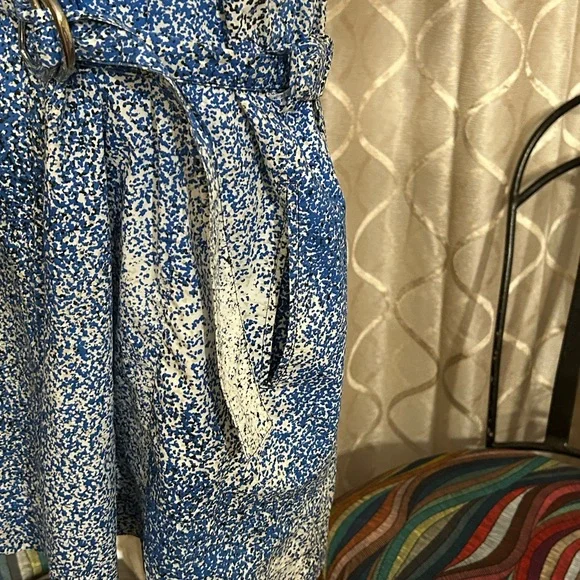 Keno Paris Blue and White Women's mini Dress